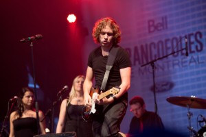 Simon Lacas lauréat du concours l'Étoile montante Ford, FrancoFolies de Montréal © photo: courtoisie