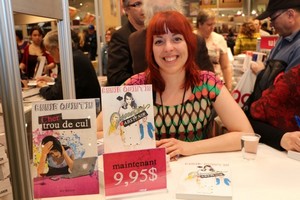 Annie Quintin au Salon du livre de Québec
