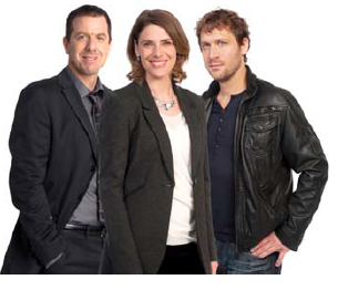 Patrice Robitaille, Hélène Florent, Kevin Parent