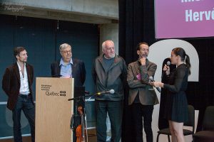 Hervé Courtain, Michel Tremblay, René Derouin, Louis-Pierre Bougie, Sophie Cadieux