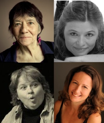 Les Filles du Roy: Stéphanie Bénéteau, Claudette L'Heureux, Céline Jantet et Lucie Bisson.