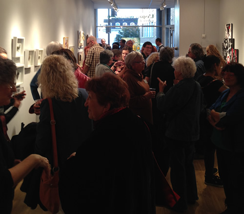 Lors du vernissage