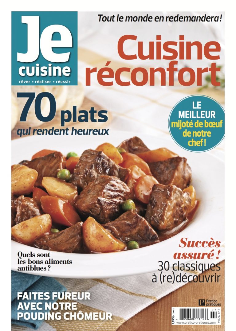 Magazine Je Cuisine: cuisine réconfort: 70 plats qui rendent heureux
