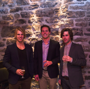 Simon-Pierre Côté, Maxime Gagnon et Nicolas Brassard, co-propriétaires La RAFFINERIE