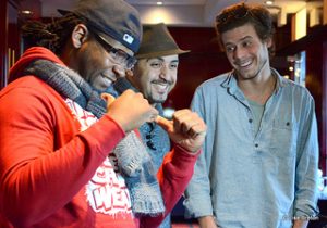 Eddy King, Reda Chebchoubi  et François Arnaud