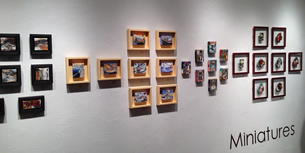 La biennale de miniatures de L’espace contemporain