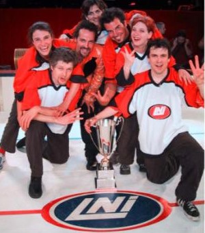 Claude Legault, Charles Lafortune, Réal Bossé, Salomé Corbo, Sophie Caron, Maryvonne Cyr et Michel Duchesne