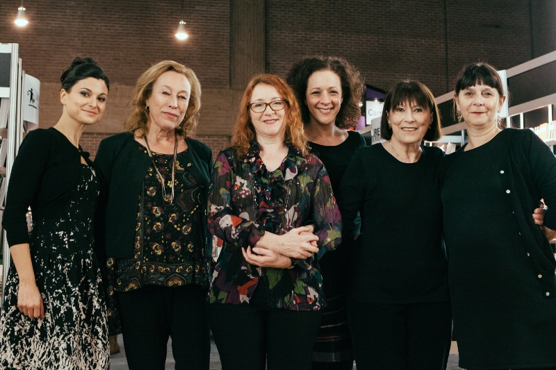 Émilie Bibeau, Marie Tifo, Lorraine Côté, Éva Daigle, Monique Miller et Lise Castonguay.