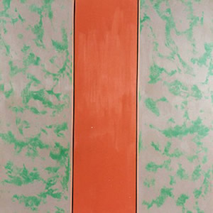McEwem, sans titre, acrylique sur toile, 1966