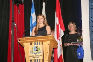 Anne-Sophie Lacasse, récipiendaire de la Médaille académique du Gouverneur général