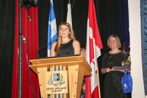 Anne-Sophie Lacasse, récipiendaire de la Médaille académique du Gouverneur général 