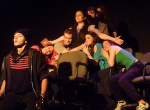 Guillaume Chaput Borys (Drak), Sophie Bergeron (Star), Francis Rivard (Hapy), Laurie Leblanc (Ange), Arnaud Gloutnez (Shit), Michelle Laliberté (Lune) et Jessica Tremblay (Olyp)