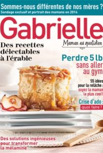 Gabrielle: des recettes délectables à l'érable