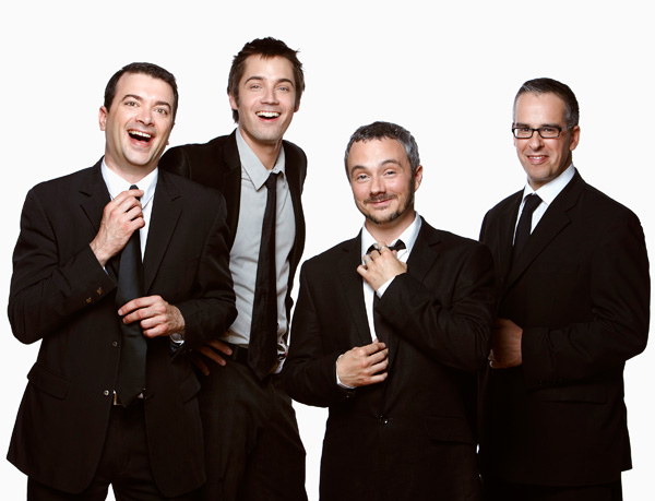 François Patenaude, Christian Vanasse, Vincent Bolduc et Jean-François Nadeau