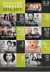 Programmation à la Salle Albert-Rousseau