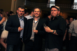 André Girard, Patrick Bourassa et Martin Vignault, direction du Club de scotch whisky de Québec 