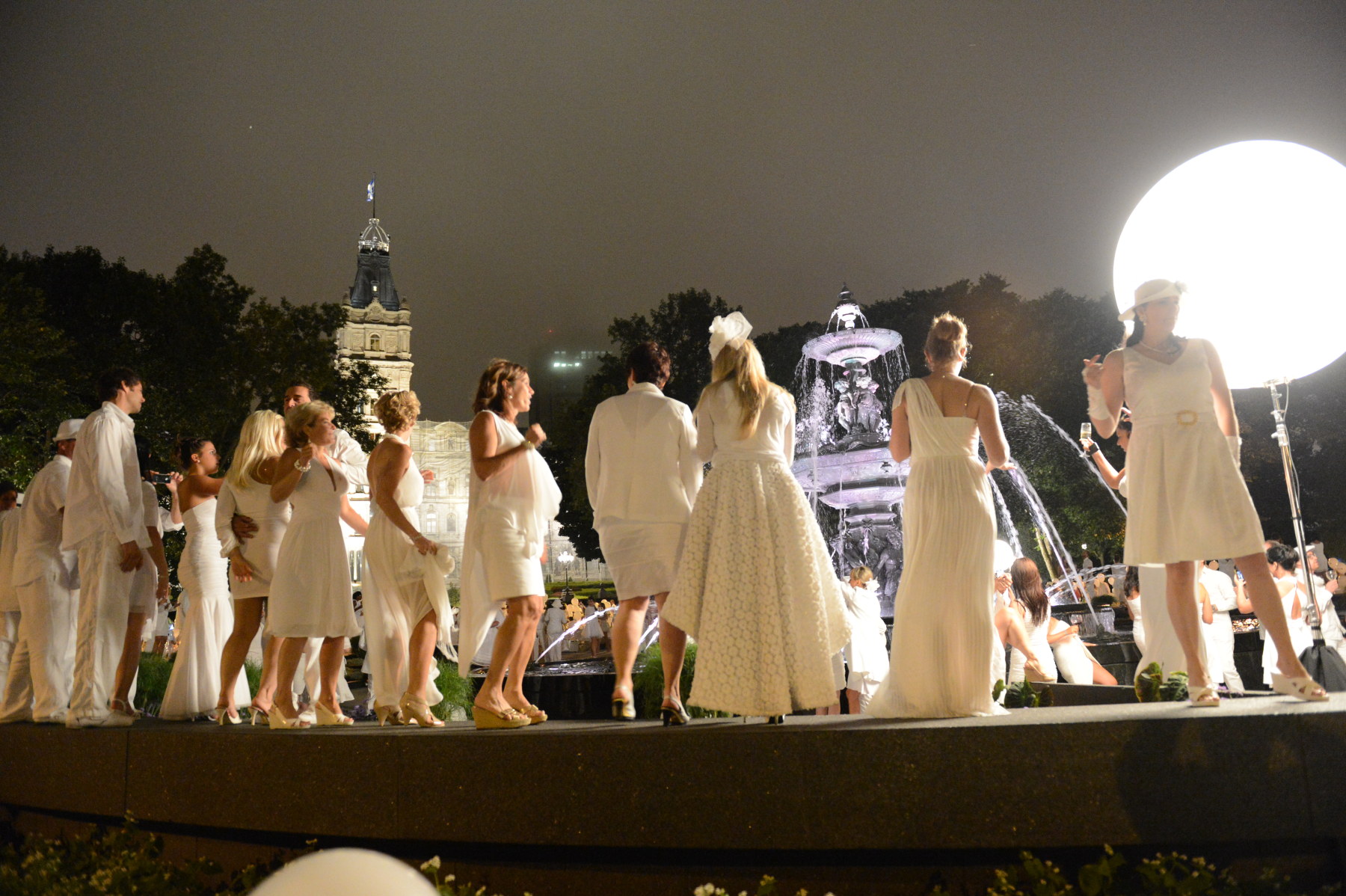 le Dîner en Blanc de Québec 2012