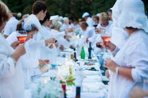 Le premier Dîner en Blanc de Sherbrooke qui a eu lieu la semaine dernière 