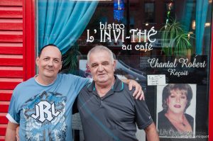 Daniel et Paul propriétaires du Bistro l'Invi-Thé