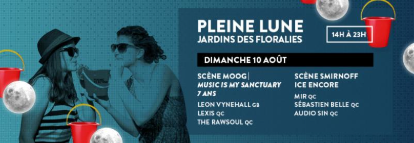 Pleine lune! Piknic @ Jardins des Floralies