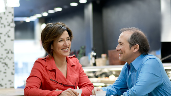 Johane Despins et Denis Gagné © photo ICI Radio-Canada Télé