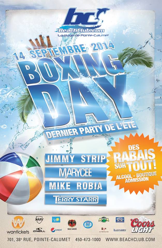 Dernier party de l'été au Beach Club !