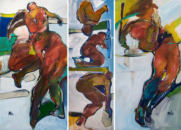 Corps fusion avec France Malo à la Galerie d&rsquo;art uNo