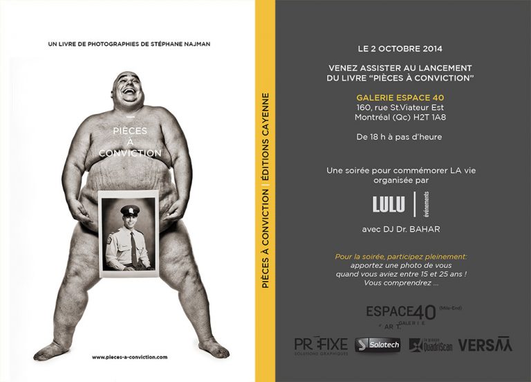 Lancement du livre "Pièces à conviction"