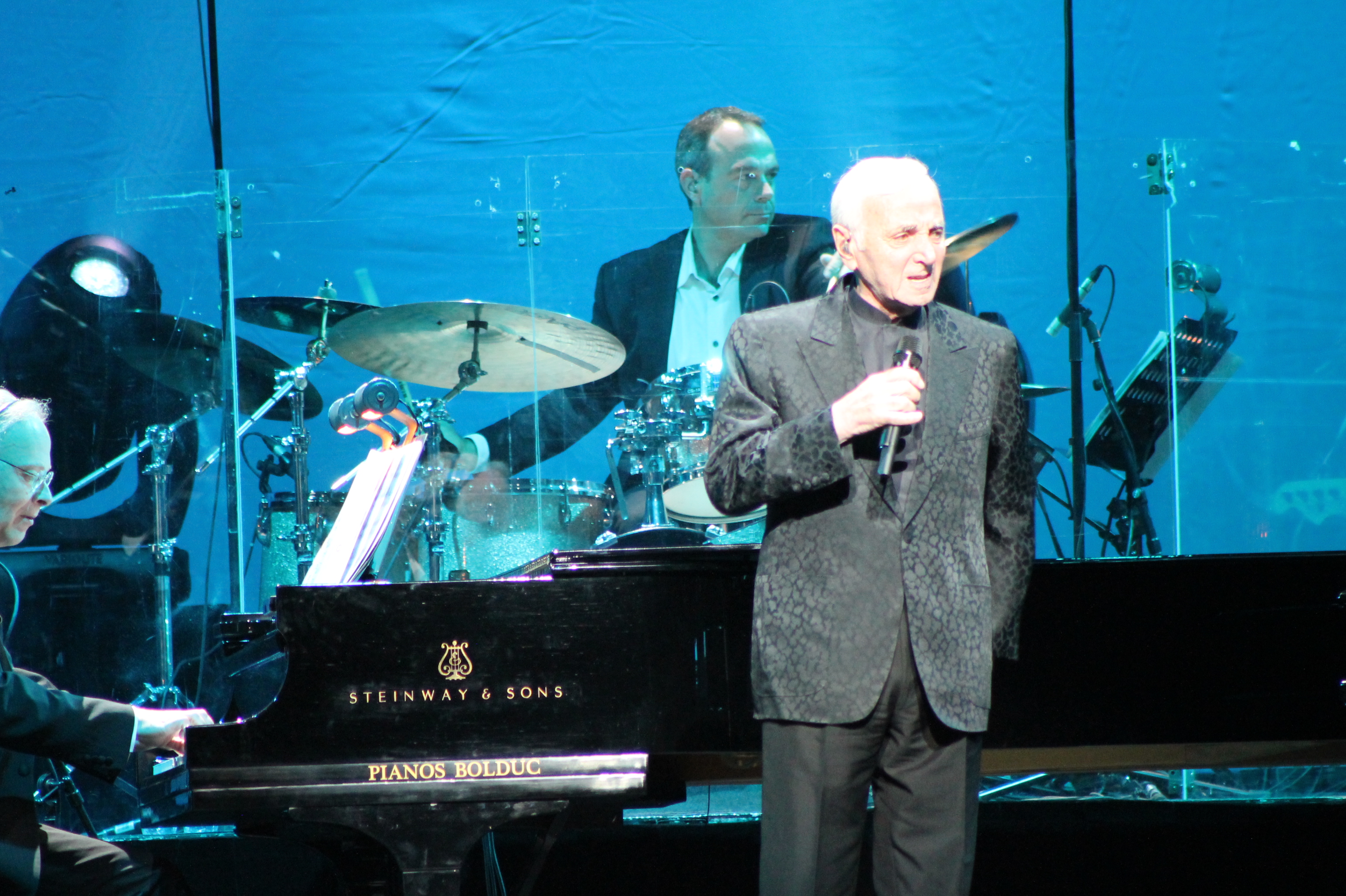 Charles Aznavour au Centre Bell - 17 septembre 2014 ©Suzette Paradis