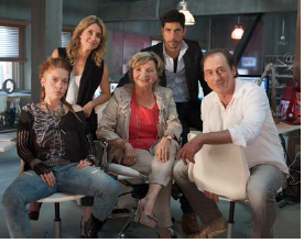 Catherine Bérubé, Julie Perreault, France Castel, Perre-Yves Cardinal, Luc Picard © photo TVA