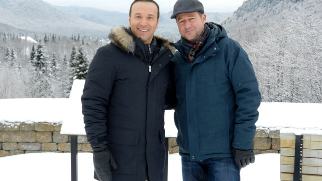 La petite sédition spéciale de Noël à Stoneham avec Joël Legendre et Dany Turcotte © photo: courtoisie