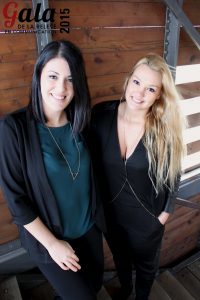 Les Directrices du Gala de la relève en communication 2015 de l'Université Laval, Caroline Pelchat et Marilou Simard Baril © photo: courtoisie