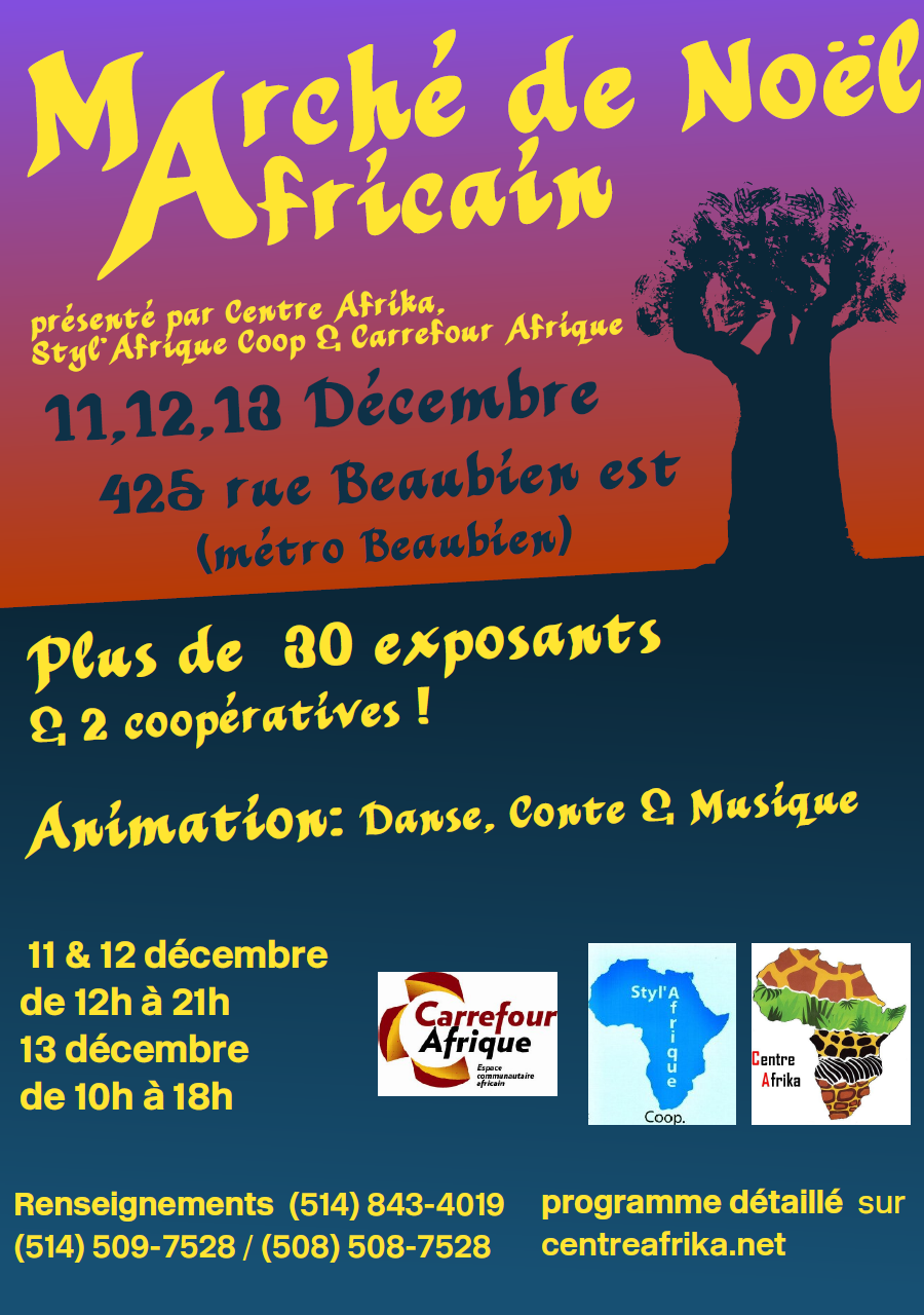 Marché de Noël africain 2014