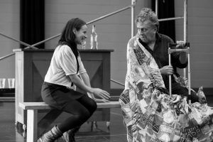 Marianne Marceau (Zerbinette) et Jack Robitaille (Géronte) © photo: Nicola-Frank Vachon