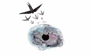 le cd Le Voyage d'hiver, dessin de Marie-Pascale Hardy