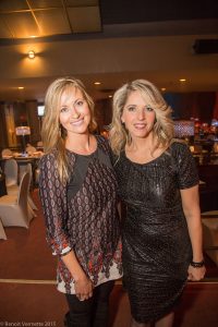 Clodine Desrochers marraine de la 8e campagne de financement et Josée Champagne directrice générale d'ANEB 