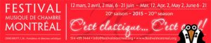 Le Festival musique de chambre de Montréal