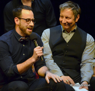 Jean-Pierre Cloutier et Robert Lepage, metteurs en scène de Quills © photo: courtoisie