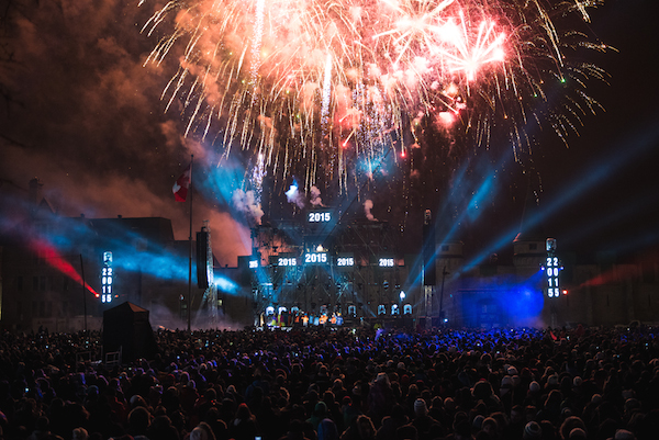 Le Jour de l’An à Québec © photo: F Gagnon
