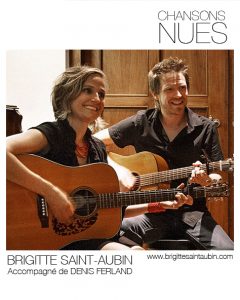 Chansons nues avec Brigitte Saint-Aubin et Denis Ferland © photo: courtoisie