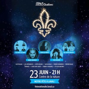 Fête nationale à Laval le 23 juin 