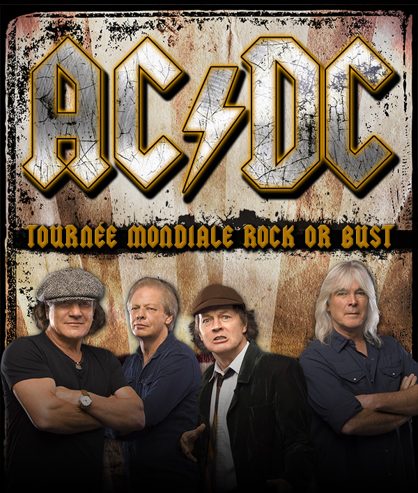 AC/DC + Vintage Trouble le 31 août au Stade olympique