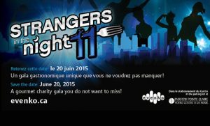 Soirée bénéfice Strangers in the night le 20 juin
