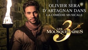 Olivier Dion sera D'Artagnan  - Les 3 Mousquetaires