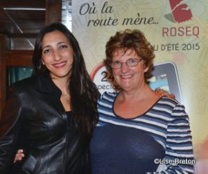 Florence K et Solange Morissette pour faire la promotion de la ROSEQ