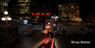 Vue du tapis rouge