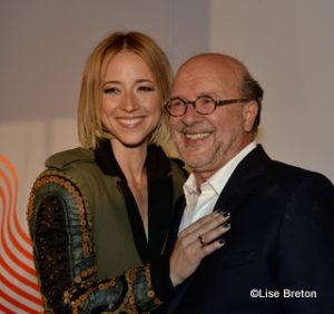 Karine Vanasse et le réalisateur François Bouvier