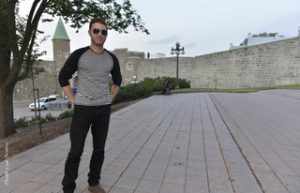 Patrick Lehman dans le Vieux-Québec