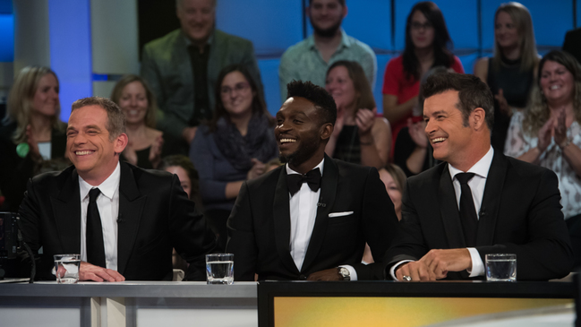 Garou, Corneille et Roch Voisine © photo: Karine Dufour