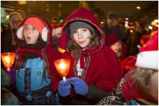 La Marche de Noël aux flambeaux